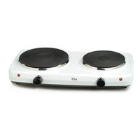 Maxi-Matic Elite Cuisine Double Flat Burner Hot Plate