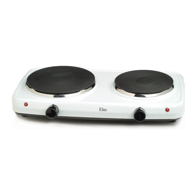 Maxi-Matic Elite Cuisine Double Flat Burner Hot Plate