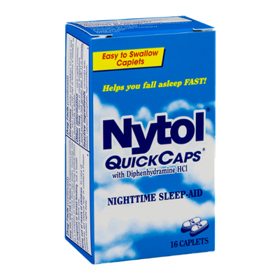 Nytol QuickCaps Nighttime Sleep-Aid Caplets - 16 CT