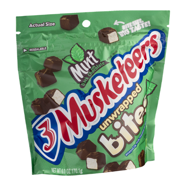 3 Musketeers Unwrapped Bites Mint With Dark Chocolate Reviews 2019