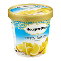 Haagen-Dazs Sorbet Zesty Lemon