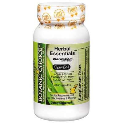 Botanic Choice Herbal Essentials Dietary Supplement Capsules