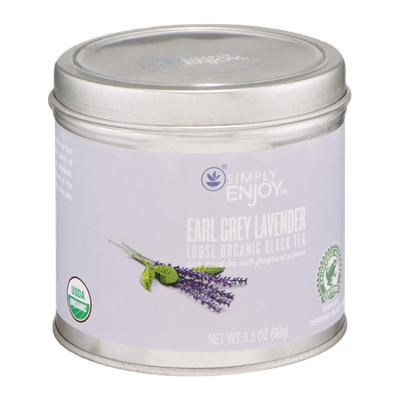 Simply Enjoy Earl Grey Lavender Loose Organic Black Tea