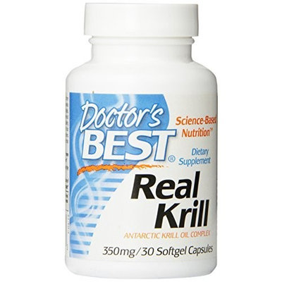 Doctor's Best Real Krill, 350 mg, 30-Count