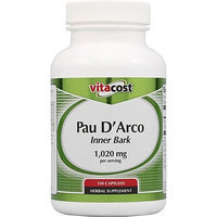 Vitacost Brand Vitacost Pau D'Arco Inner Bark -- 1,020 mg per serving - 120 Capsules