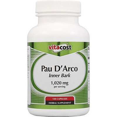 Vitacost Brand Vitacost Pau D'Arco Inner Bark -- 1,020 mg per serving - 120 Capsules