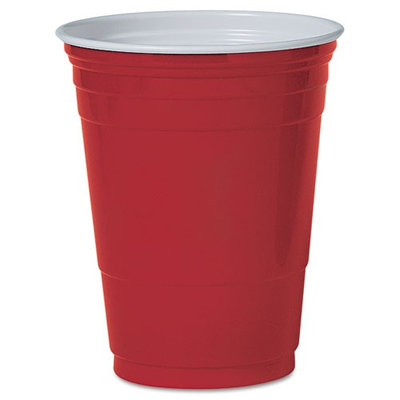 Solo Cups Plastic Party Cold Drink Cup in Red