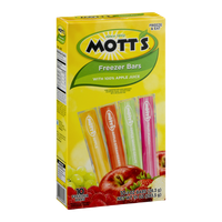 Mott's Freezer Bars Apple, Apple Strawberry, Apple White Grape, Fruit Punch