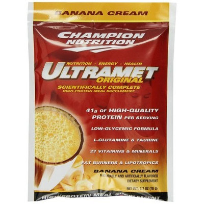 Champion Nutrition Ultramet Original Banana Cream 2.7oz packets - box of 60