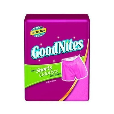 Kimberly-clark HUGGIES Good Nites 14 Girls Small/Medium Sleep Shorts (Pack of 6)