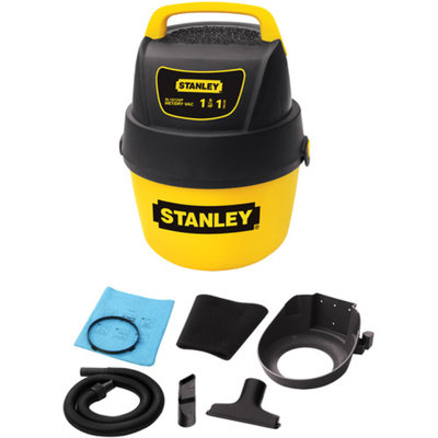 Stanley 1 Gallon Wet/Dry Vacuum - Yellow