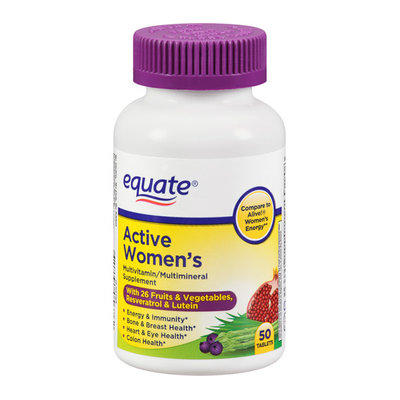 Equate Active Women's Multivitamin/Multimineral Supplement Tablets