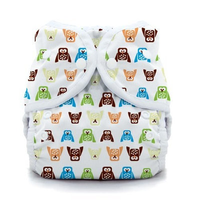Thirsties Duo Wrap Snap, Hoot, Size One (6-18 lbs)
