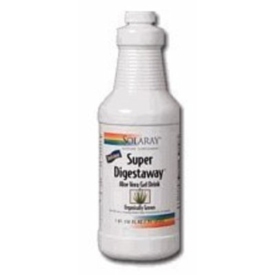 Solaray Super Digestaway Aloe Vera Gel Drink, 32 fl oz