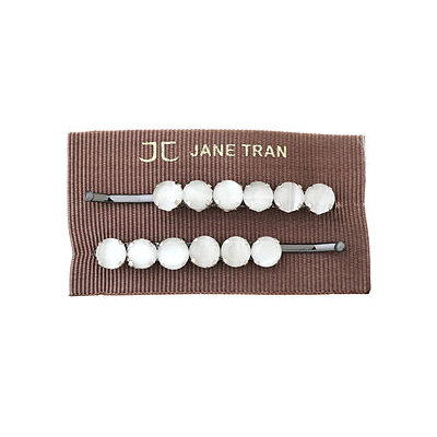 Jane Tran Hair Accessories Acrylic Bead Bobby Pin Set