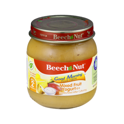 Beech-Nut® Stage 2 Good Morning Plus Fiber Mixed Fruit Yogurt