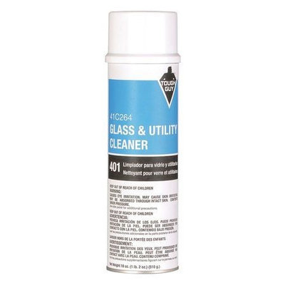 TOUGH GUY 41C264 Foaming Glass Cleaner,20 oz, White, PK12