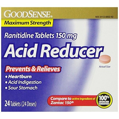 Good Sense GoodSense Acid Reducer, Ranitidine Tablets, 150 mg, 24-count