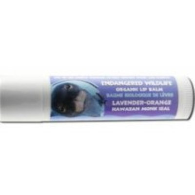 Merry Hempsters Organic Lip Balm Lavender-Orange (Monk Seal), 0.14 oz (Pack of 3)