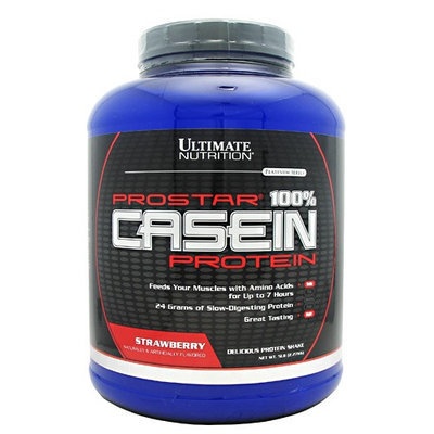 Ultimate Nutrition Platinum Series ProStar 100% Casein Protein Strawberry - 5lb