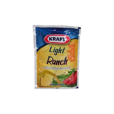 Kraft Foods Kraft Portion Control Light Done Right Ranch Salad Dressing, 1.5 Ounce -- 60 per case.
