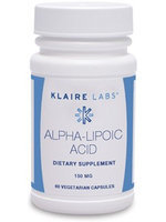 Klaire Labs, Alpha-Lipoic Acid 60 Vegetarian Capsules