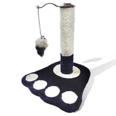 Paws 2 Claws New Kitty Cat Scratcher Tree Post Pet Furniture w Toy