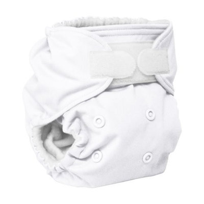 Rumparooz Reusable Cloth Pocket Diaper, White, Aplix