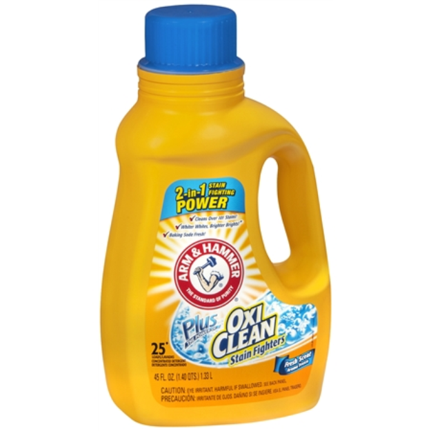 ARM & HAMMER™ Plus the Power of Oxi Clean Stain Fighters Concentrated Laundry Detergent Liquid