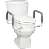 Carex Toilet Seat Elevator With Handles For Elongated Toilets