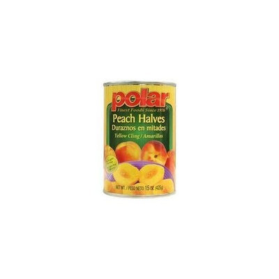 Polar Foods Polar Peach Halves 12 Pack/15 Oz