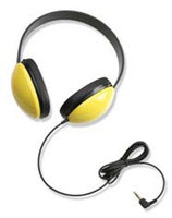 CALIFONE INTERNATIONAL CAF2800YL LISTENING FIRST STEREO HEADPHONES Y ELLOW