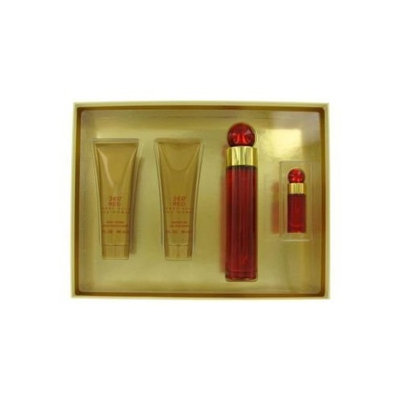 Perry Ellis Gift Set -- 3.4 oz Eau De Parfum Spray + 3 oz Body Lotion + 3 oz Shower Gel + .25 oz Mini EDP Spray