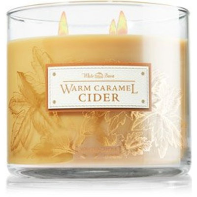 Bath & Body Works® White Barn WARM CARAMEL CIDER 3-Wick Scented Candle