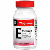 Walgreens Gold Seal Vitamin E 400 IU Dietary Supplement Softgels
