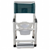 MJM International 118-5-FF-SQ-PAIL Shower Chair 18 in.