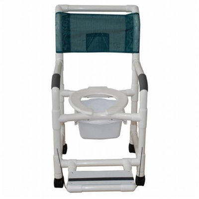 MJM International 118-5-FF-SQ-PAIL Shower Chair 18 in.