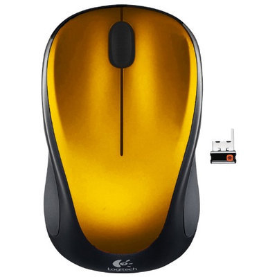 Logitech m317 2.4GHz Wireless 3-Button USB Optical Scroll Mouse-Orange