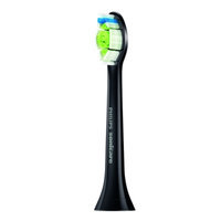 Philips Sonicare DiamondClean Black Standard Brushheads, HX6062/94, Black, 2 ea