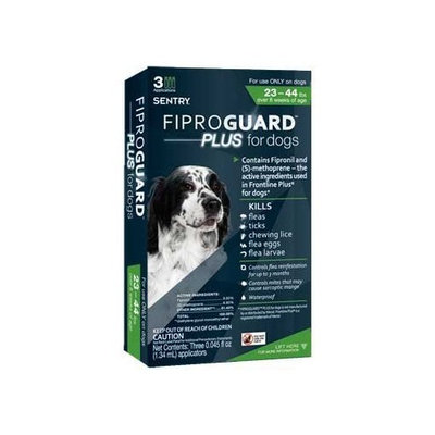 Sentry Fiproguard Plus Flea & Tick Topical for Dogs 23-44 lbs