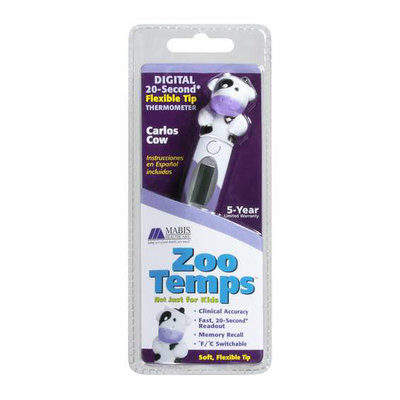 Mabis Briggs Healthcare ZooTemps 30 Second Digital Thermometer Set