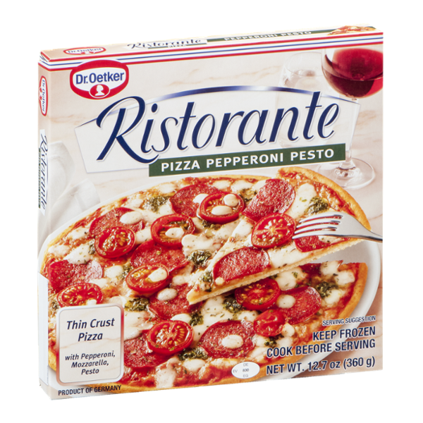 Dr. Oetker Ristorante Thin Crust Pizza Pepperoni Pesto Reviews 2019
