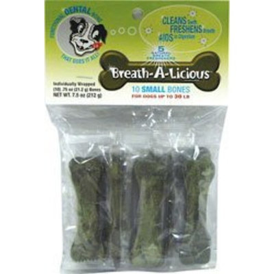 Breath-A-Licious Small Dogs 10 Ct by Dancing Paws