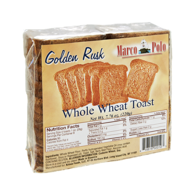 Marco Polo Golden Rusk Whole Wheat Toast