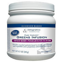 Integrative Therapeutic's Integrative Therapeutics Pure Harvest Greens Infusion, Mixed Berry - Pomegranate Flavor, 8.7 Oz