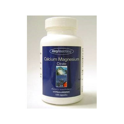 Allergy Research Group Calcium Magnesium Citrate 100c