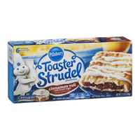 Pillsbury Toaster Strudel Pastries Cinnamon Roll with Brown Sugar - 6 CT