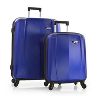 HEYS Viking Elite WIDEbody 2-piece (Metallic Blue) Lightweight Expandable Spinner Luggage Set