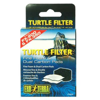 Exo-Terra Exo TerraA Turtle Filter Fine Foam & Dual Carbon Pads