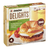 Jimmy Dean® Delights™ Croissant Sandwiches Turkey Sausage, Egg White & Cheese